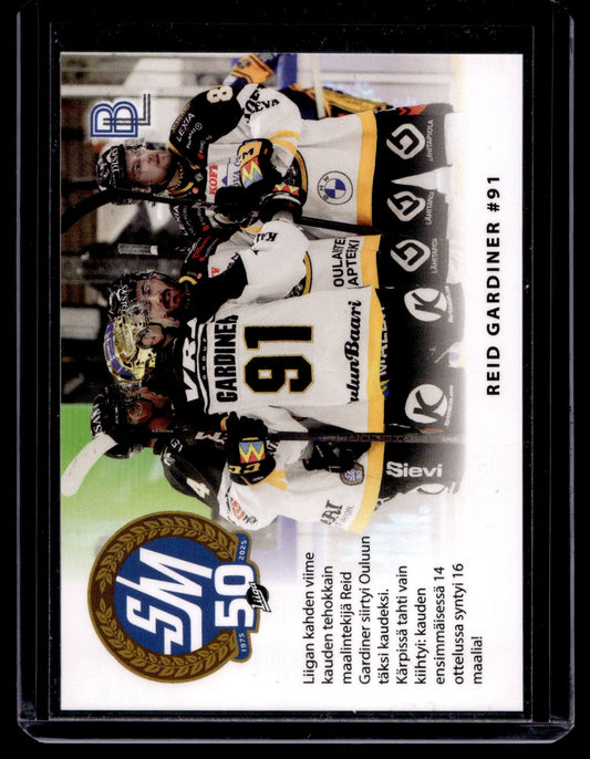 2024-25 Blueline Kärpät Team Set - Match Card - Reid Gardiner #6