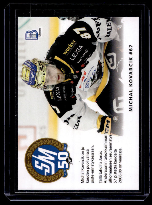 2024-25 Blueline Kärpät Team Set - Match Card - Michal Kovarcik #5