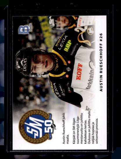 2024-25 Blueline Kärpät Team Set - Match Card - Austin Rueschhoff #3