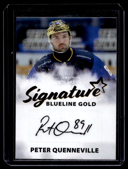 2024-25 Blueline Signature Gold - Peter Quenneville #AU-PQ /40