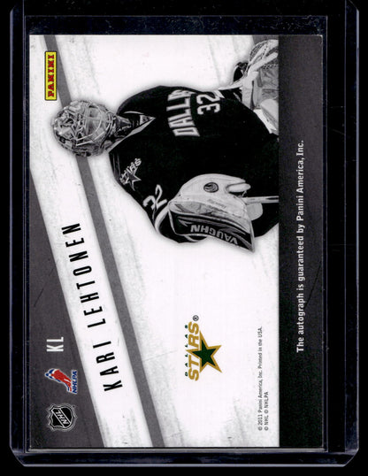 2010-11 Panini Zenith - Yours Truly Autographs - Kari Lehtonen #KL