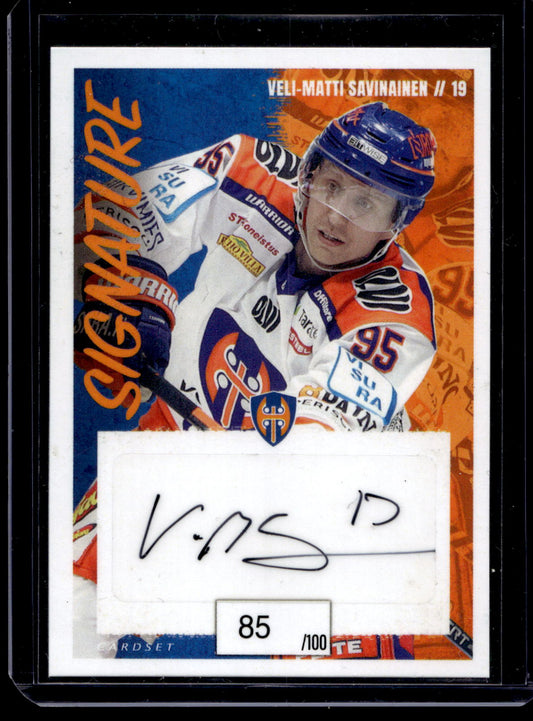 2022-23 Cardset Signature Veli-Matti Savinainen /100