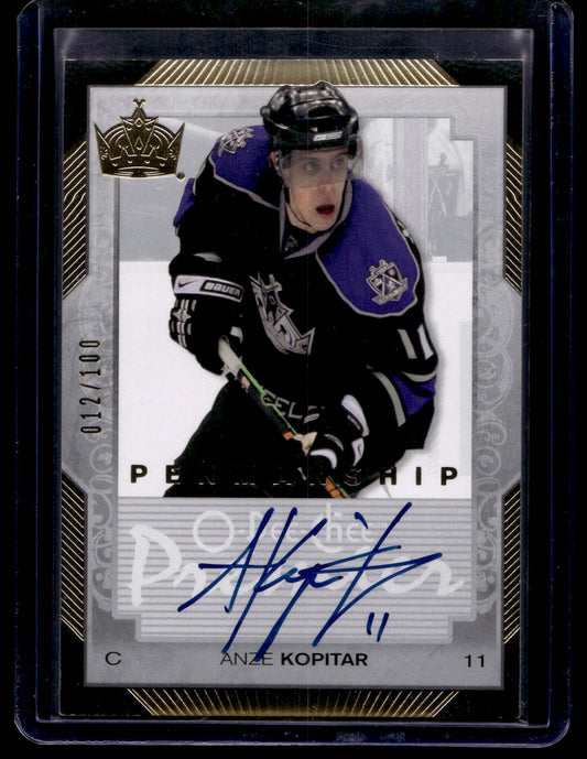 2007-08 O-Pee-Chee Premier - Penmanship - Anze Kopitar #PP-AK /100