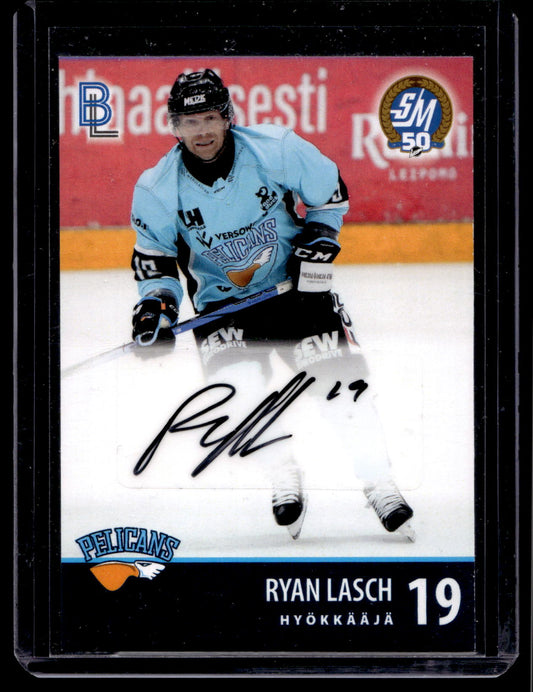 2024-25 Blueline Pelicans Team Set Autograph - Ryan Lasch #PELICANS-AU-RL /10