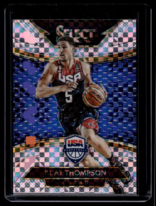 2014-15 Panini Select - Silver Prizm Courtside - Klay Thompson #216