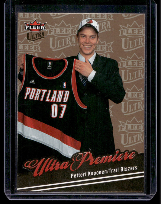 2007-08 Fleer Ultra - Gold Medallion - Ultra Premiere - Petteri Koponen #215 RC