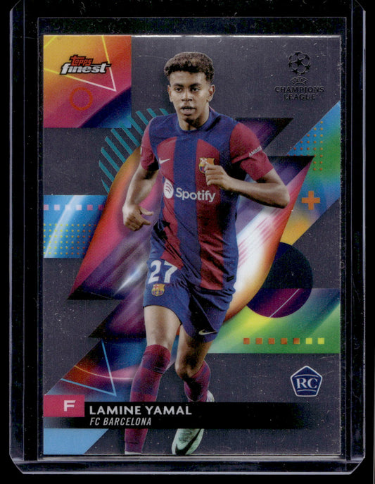 2023-24 Topps Finest UEFA Club Competitions - Lamine Yamal #50 RC