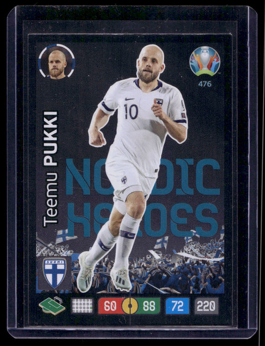 2020 Panini Adrenalyn XL UEFA Euro 2020 - Nordic Heroes - Teemu Pukki #476