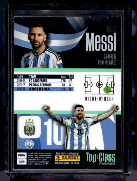 2023 Panini Adrenalyn XL Top Class - Masterclass - Lionel Messi #237