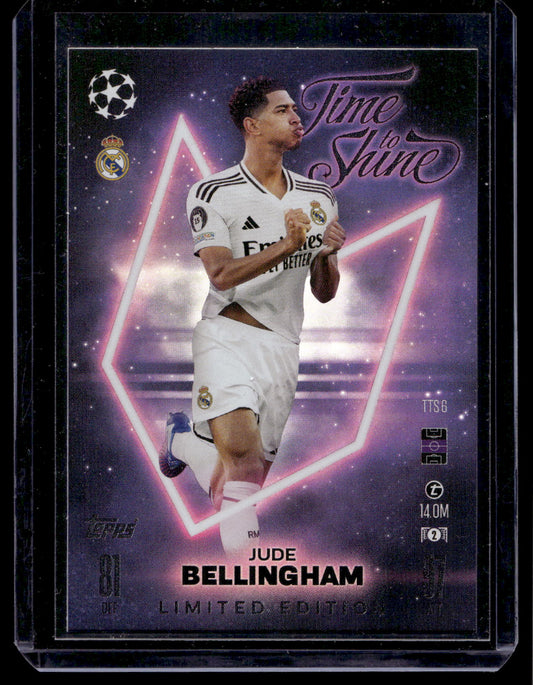2024-25 Topps Match Attax Champions League - Time To Shine - Jude Bellingham #TTS6