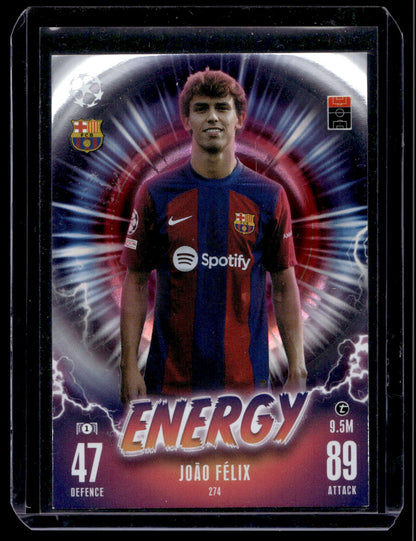 2023-24 Topps Match Attax UEFA Club Competitions Extra - Energy - João Félix #274