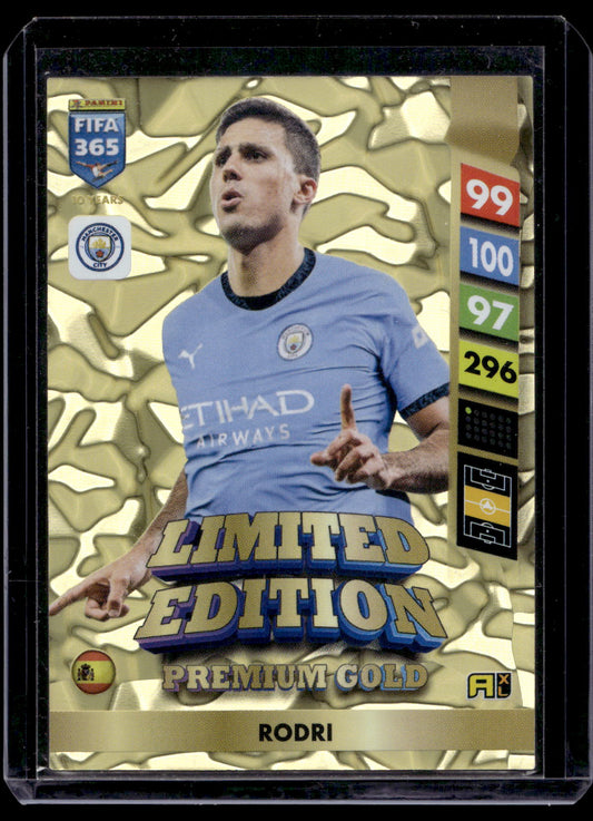 2025 Panini Adrenalyn XL FIFA 365 - Limited Edition Premium Gold - Rodri