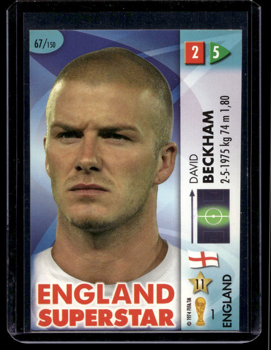 2006 Panini GOAAAL! World Cup - England Superstar - David Beckham #67