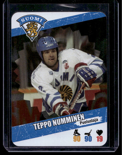2013-14 Suomi Leijonakortit - Foil - Teppo Numminen