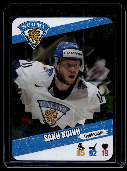 2013-14 Suomi Leijonakortit - Foil -Saku Koivu