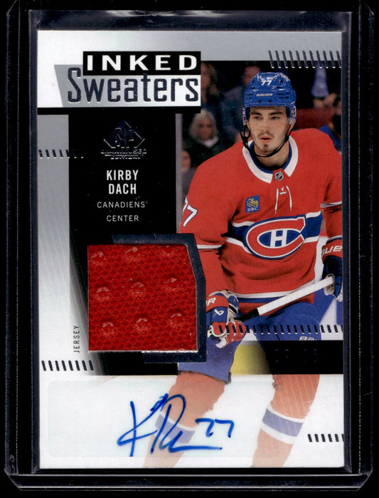 2022-23 Upper Deck SP Game Used - Inked Sweaters - Kirby Dach #IS-KD /35