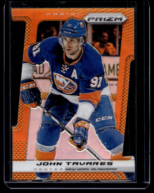 2013-14 Panini Prizm - Orange Die-Cut Prizm - John Tavares  #53 /50