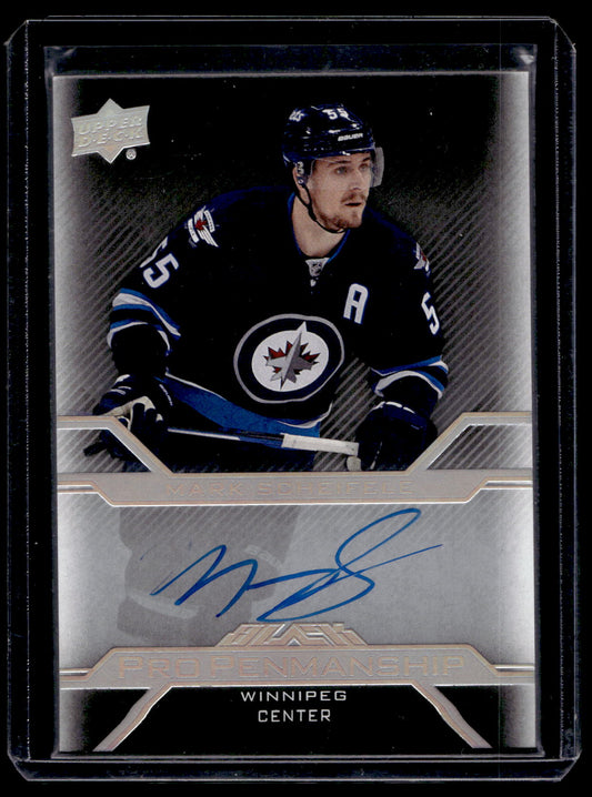 2016-17 UD Black - Pro Penmanship - Mark Scheifele #PEN-MS
