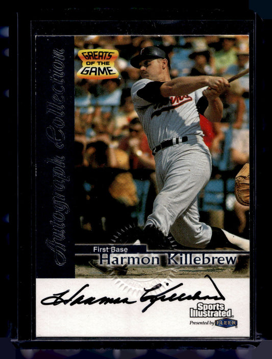 1999 Fleer Sports Illustrated Greats of the Game - Autographs - Harmon Killebrew