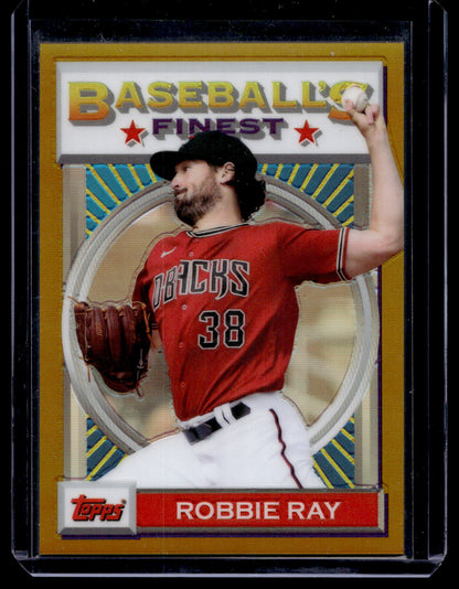 2020 Topps Finest Flashbacks - Gold Refractor - Robbie Ray #34 /50