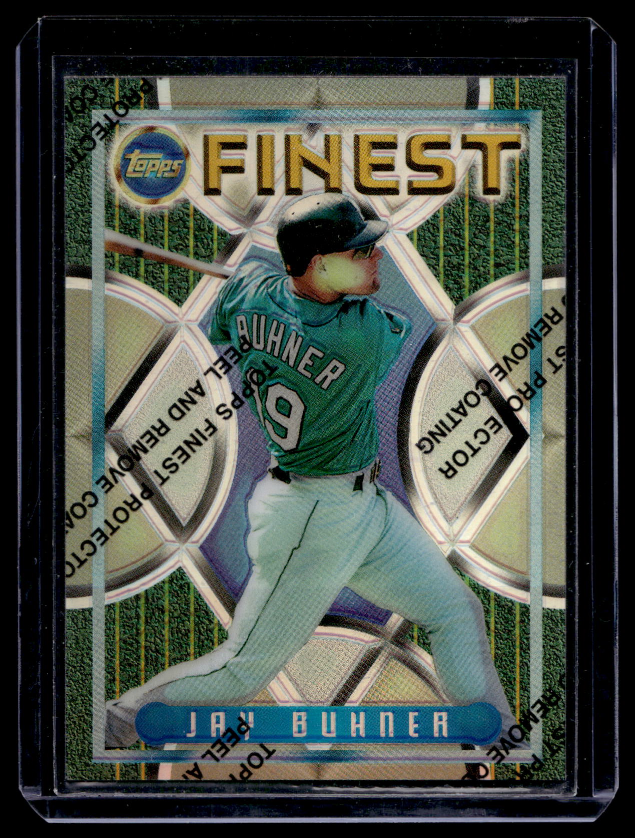 1995 Topps Finest - Refractor - Jay Buhner #105