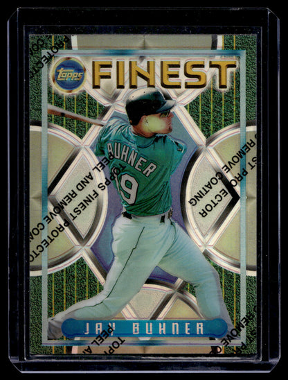 1995 Topps Finest - Refractor - Jay Buhner #105