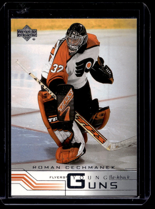 2001-02 Upper Deck -  Young Guns Flashback - Roman Cechmanek #224