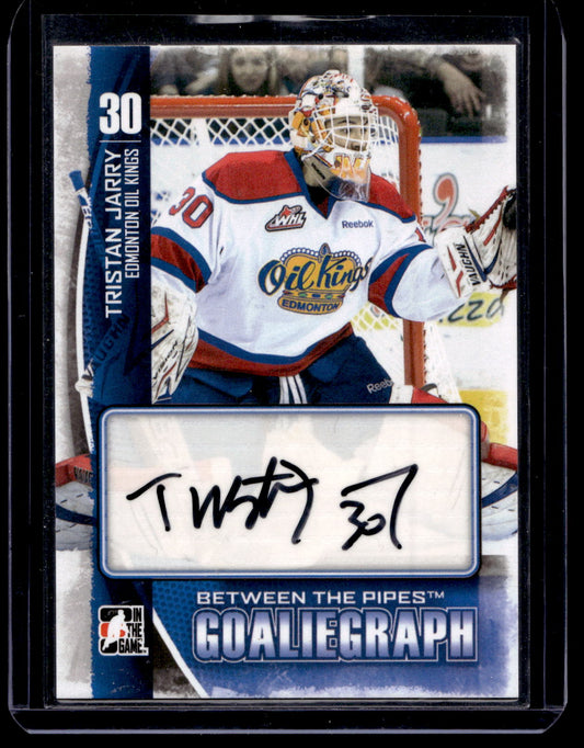 2013-14 In the Game Between the Pipes - GoalieGraph - Tristan Jarry #A-TJ PRC