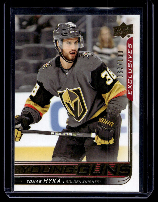 2018-19 Upper Deck - Young Guns Exclusives - Tomas Hyka #224 /100 RC