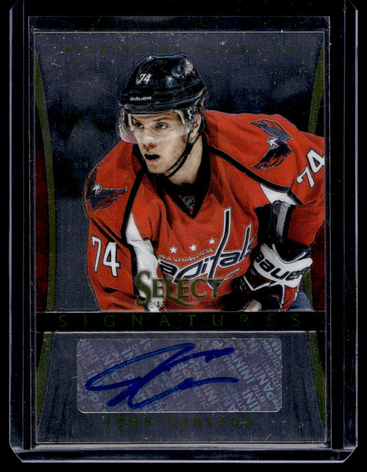 2013-14 Panini Select - Signatures - John Carlson #SI-JC
