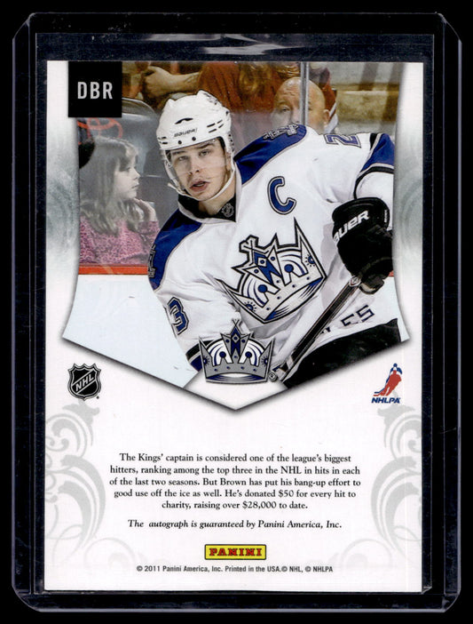 2010-11 Panini Luxury Suite - Private Signings - Dustin Brown #DBR