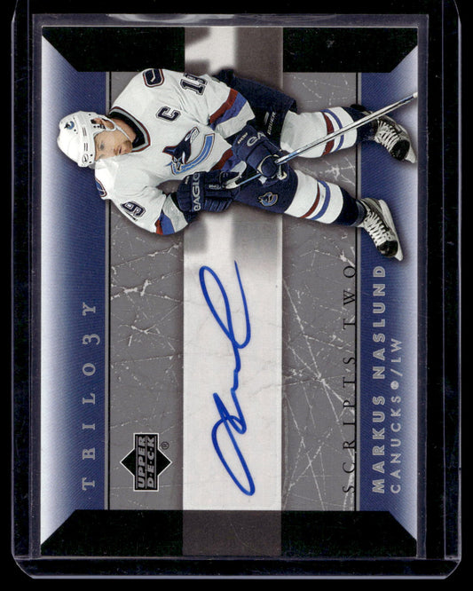 2005-06 Upper Deck Trilogy - Scripts Two - Markus Naslund #SCS-MN
