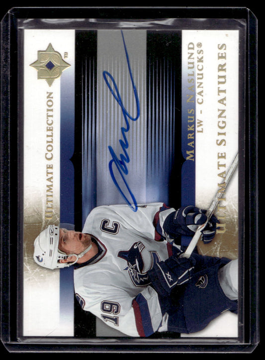 2005-06 Upper Deck Ultimate Collection - Ultimate Signatures - Markus Naslund #US-MN