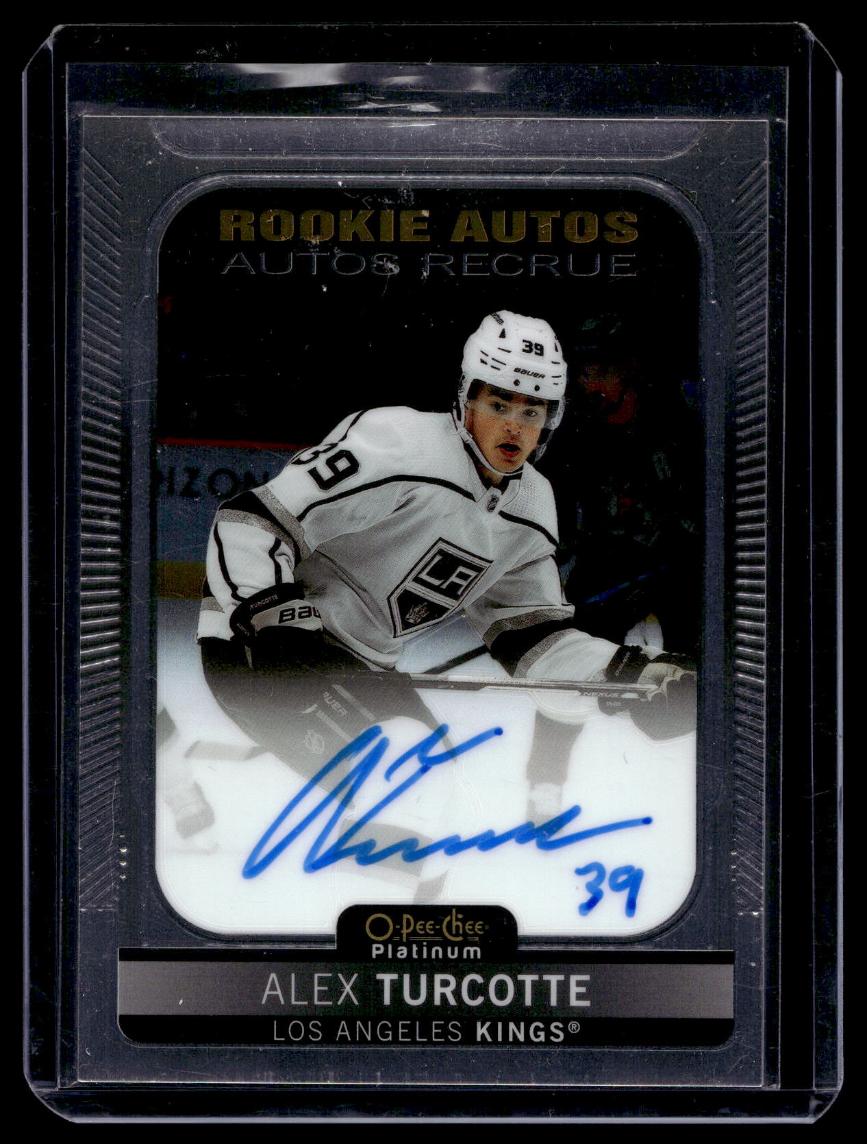 2021-22 Upper Deck O-Pee-Chee Platinum - Rookie Autographs - Alex Turcotte #R-AT RY
