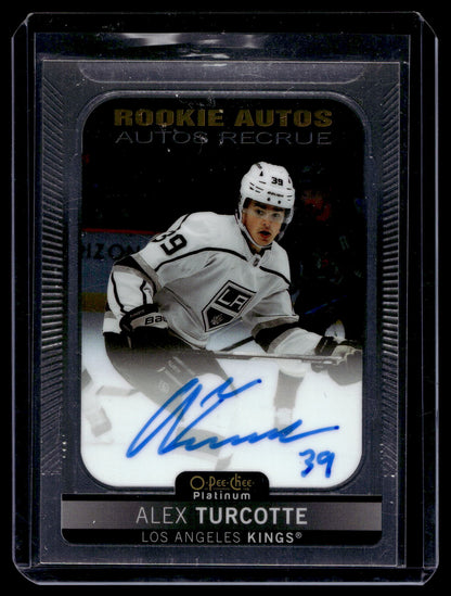 2021-22 Upper Deck O-Pee-Chee Platinum - Rookie Autographs - Alex Turcotte #R-AT RY