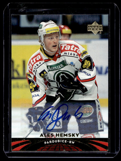2004-05 Upper Deck All-World Edition - Autographs - Ales Hemsky #4