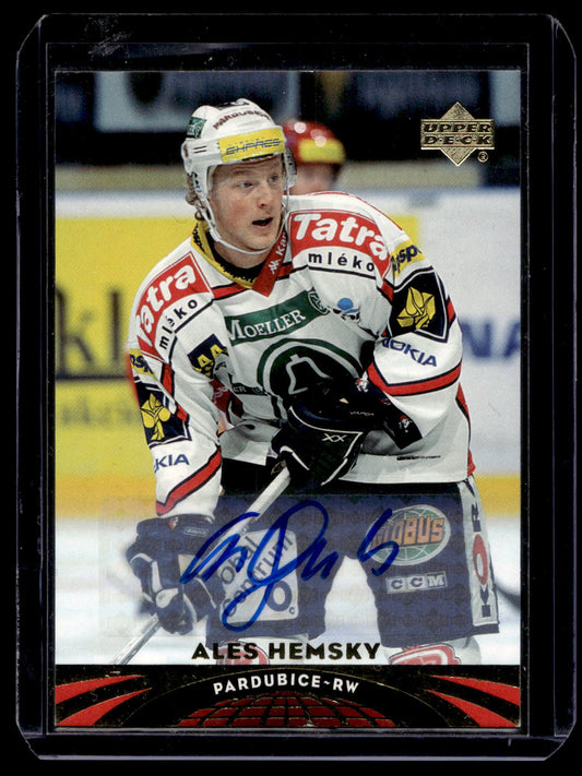 2004-05 Upper Deck All-World Edition - Autographs - Ales Hemsky #4