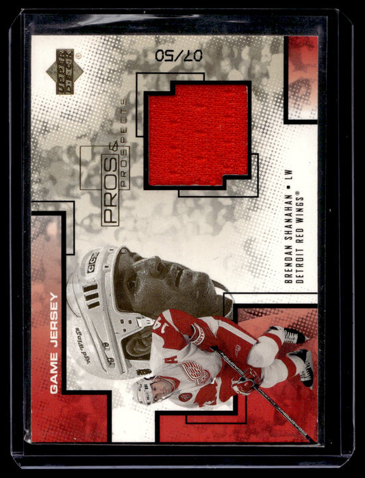 2000-01 Upper Deck Pros &amp; Prospects - Game Jerseys - Exclusives - Brendan Shanahan #BS /50