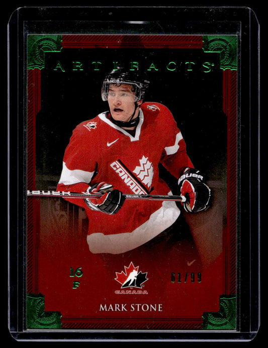 2013-14 Upper Deck Artifacts - Emerald - Team Canada - Mark Stone #143 /99