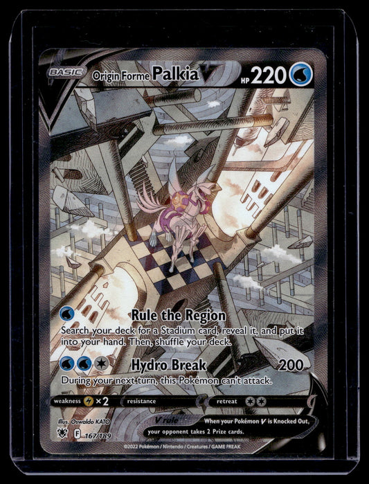 2022 Pokemon Sword & Shield - Astral Radiance -Alternate Art - Origin Forme Palkia V #167