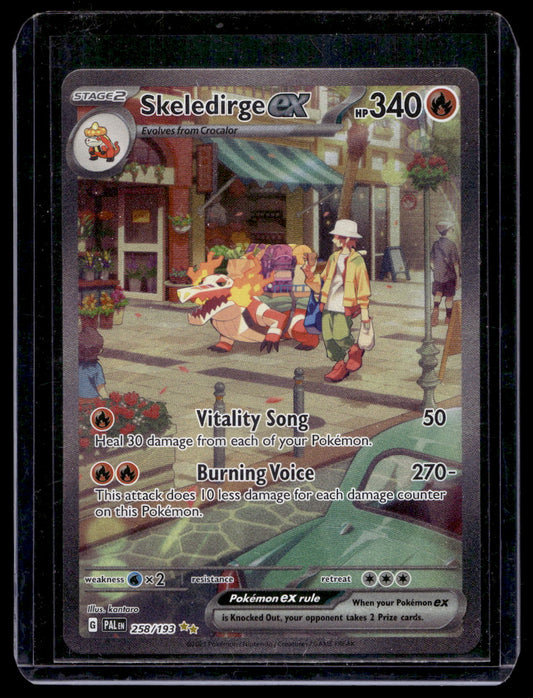2023 Pokemon - Scarlet & Violet Paldea Evolved - Special Illustration Rare - Skeledirge ex #258