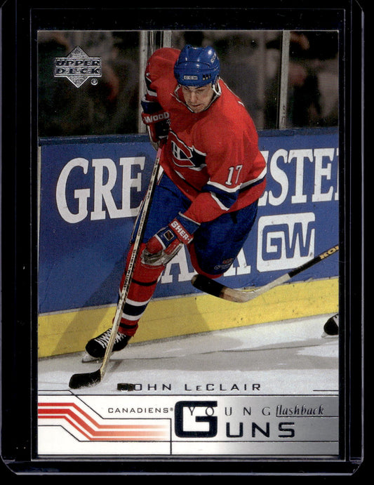 2001-02 Upper Deck -  Young Guns Flashback - John Leclair #220