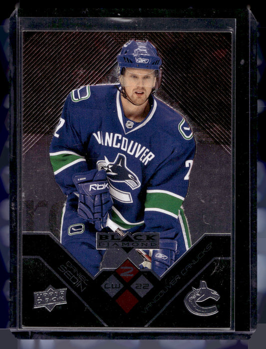 2008-09 Upper Deck Black Diamond - Ruby Diamond - Double Diamonds - Daniel Sedin #125 /100