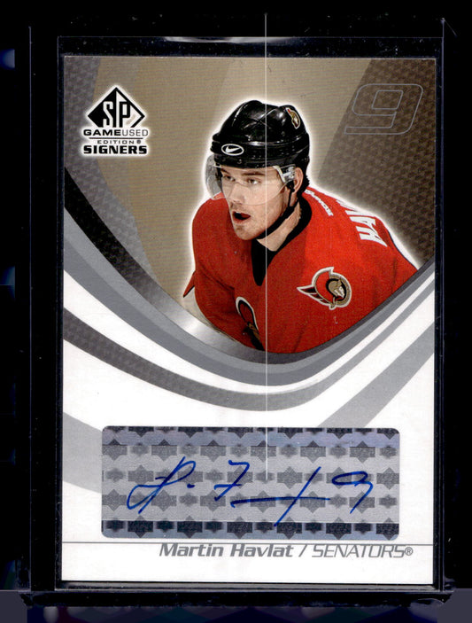 2003-04 Upper Deck SP Game Used Edition - Signers - Martin Havlat #SPS-HV