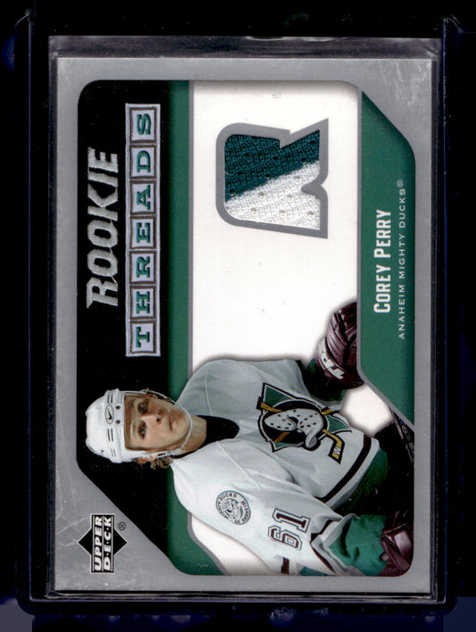 2005-06 Upper Deck - Rookie Threads - Corey Perry #RT-CP RY
