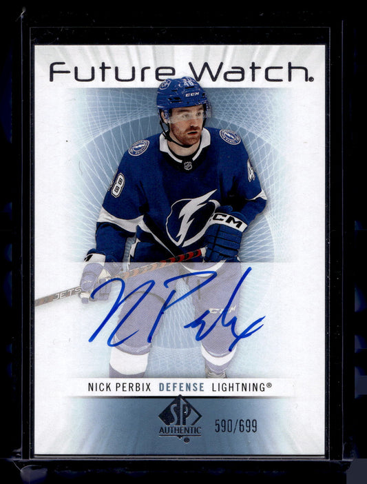 2022-23 Upper Deck SP Authentic - 2012-13 Retro Autographed Future Watch - Nick Perbix #RFWA-NP /699 RY
