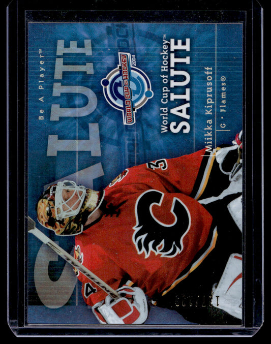 2005-06 Upper Deck Be a Player - World Cup of Hockey Salute - Miikka Kiprusoff #WCS13 /199
