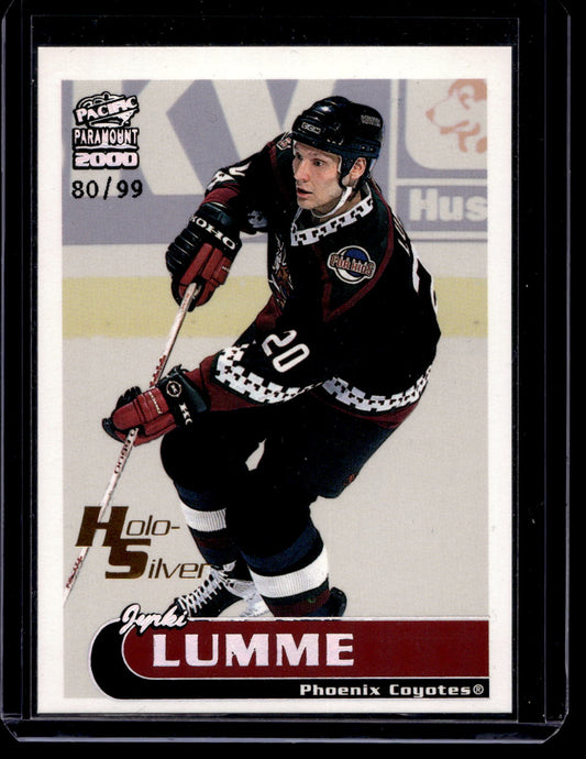 1999-00 Pacific Paramount - Holo-Silver - Jyrki Lumme #180 /99