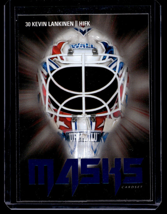 2017-18 Cardset - Masks Blue - Kevin Lankinen #1 /999