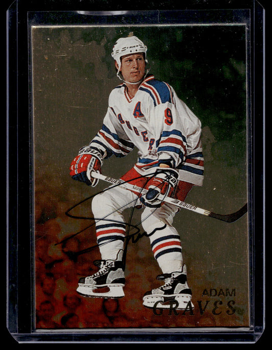 1998-99 In the Game Be A Player - Gold Autographs - Adam Graves #91